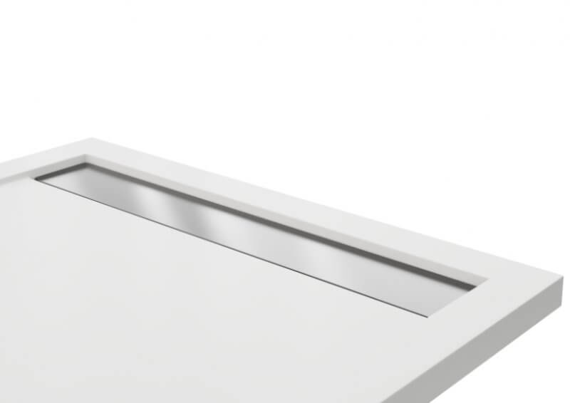 Polimat West New ruszt brodzikowy 75,5 cm stal nierdzewna szczotkowana 00356