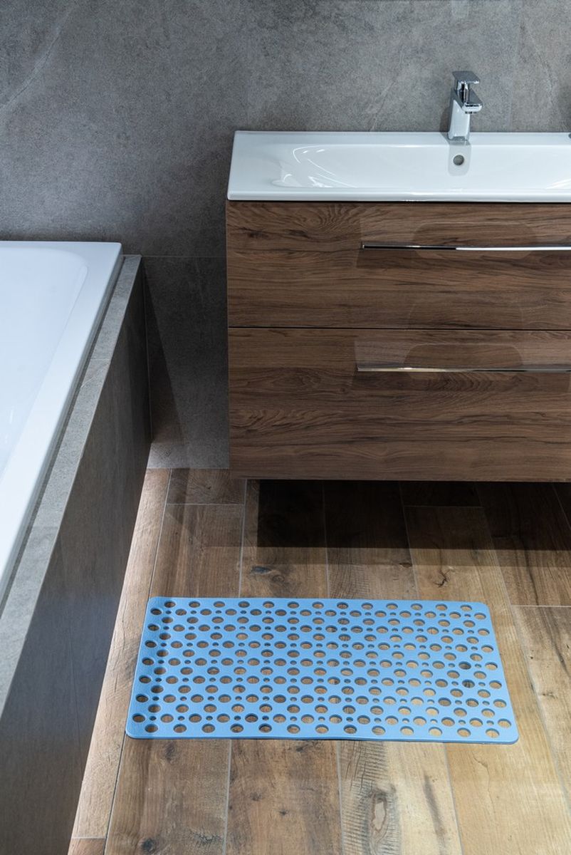 AWD Interior mata antypoślizgowa 75x43 cm niebieska AWD02091428