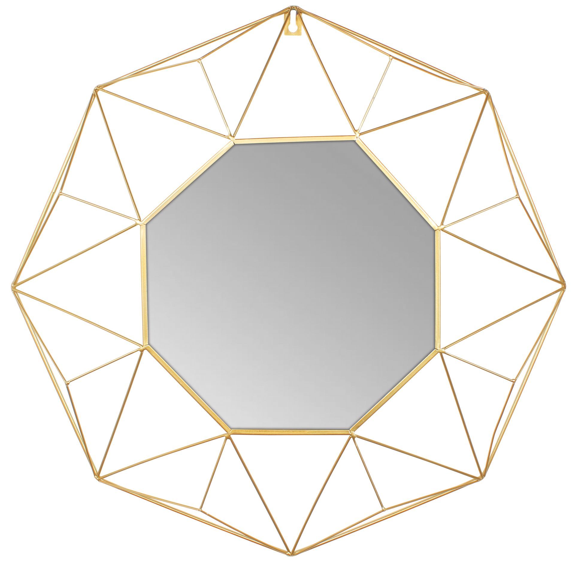 Splendid Uppsala lustro 58 cm złote LL-W-UPPSA-58/58-ZŁO - Wysyłka w 24h