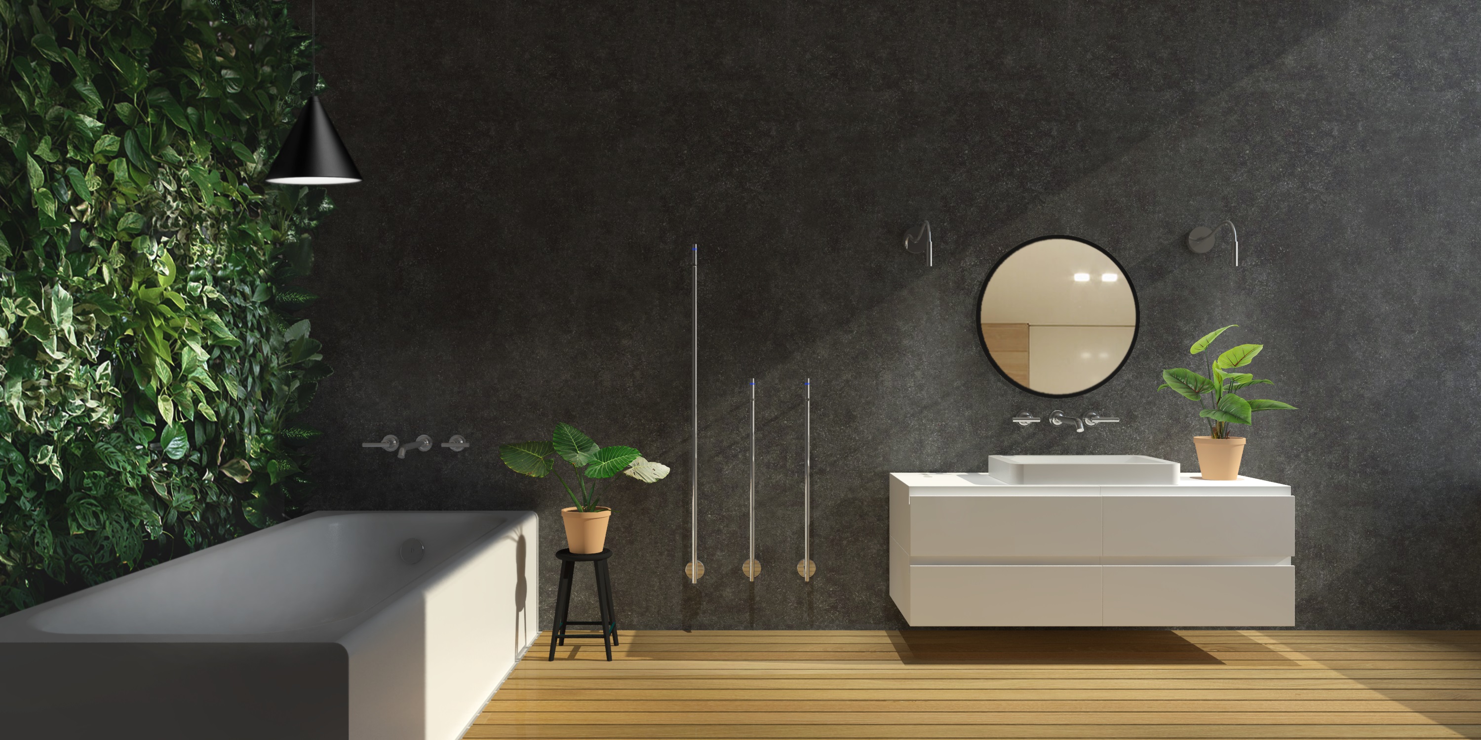 HeatQ Technology Asta grzejnik elektryczny 151,5x8,5 cm czarny PAS2HQXXXB220BASXXT