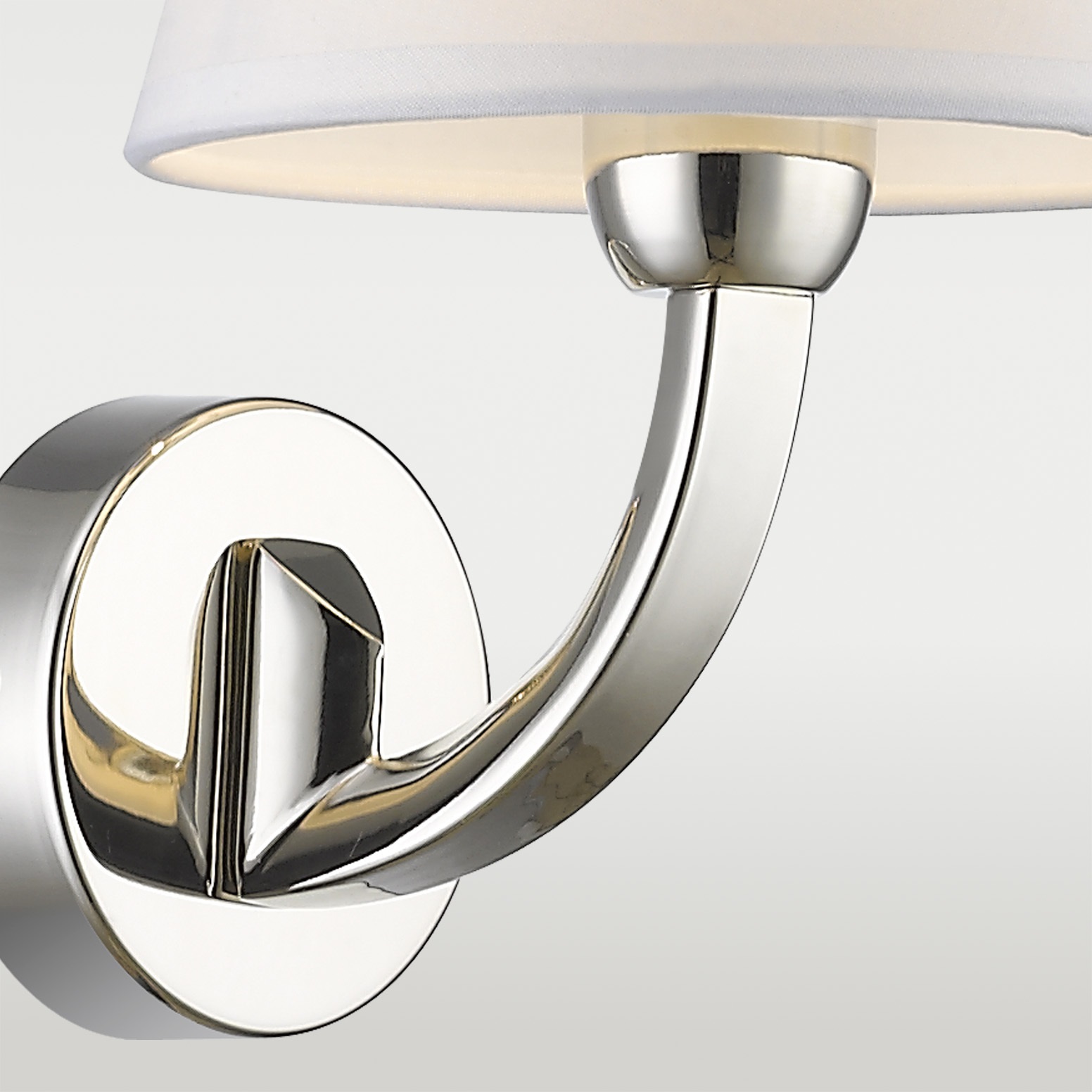 CosmoLight Atlanta kinkiet 1x40 W biały-nikiel W01827NI-WH - Wysyłka w 24h