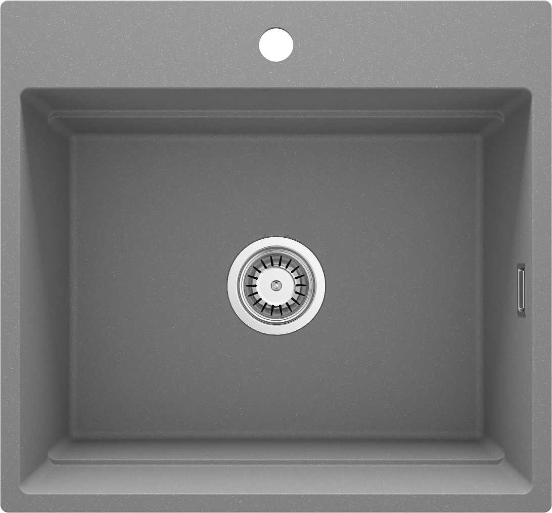 Deante Magnetic zlewozmywak granitowy 60x56 cm szary/grafitowy/onyx ZRM_S10A - Wysyłka w 24h