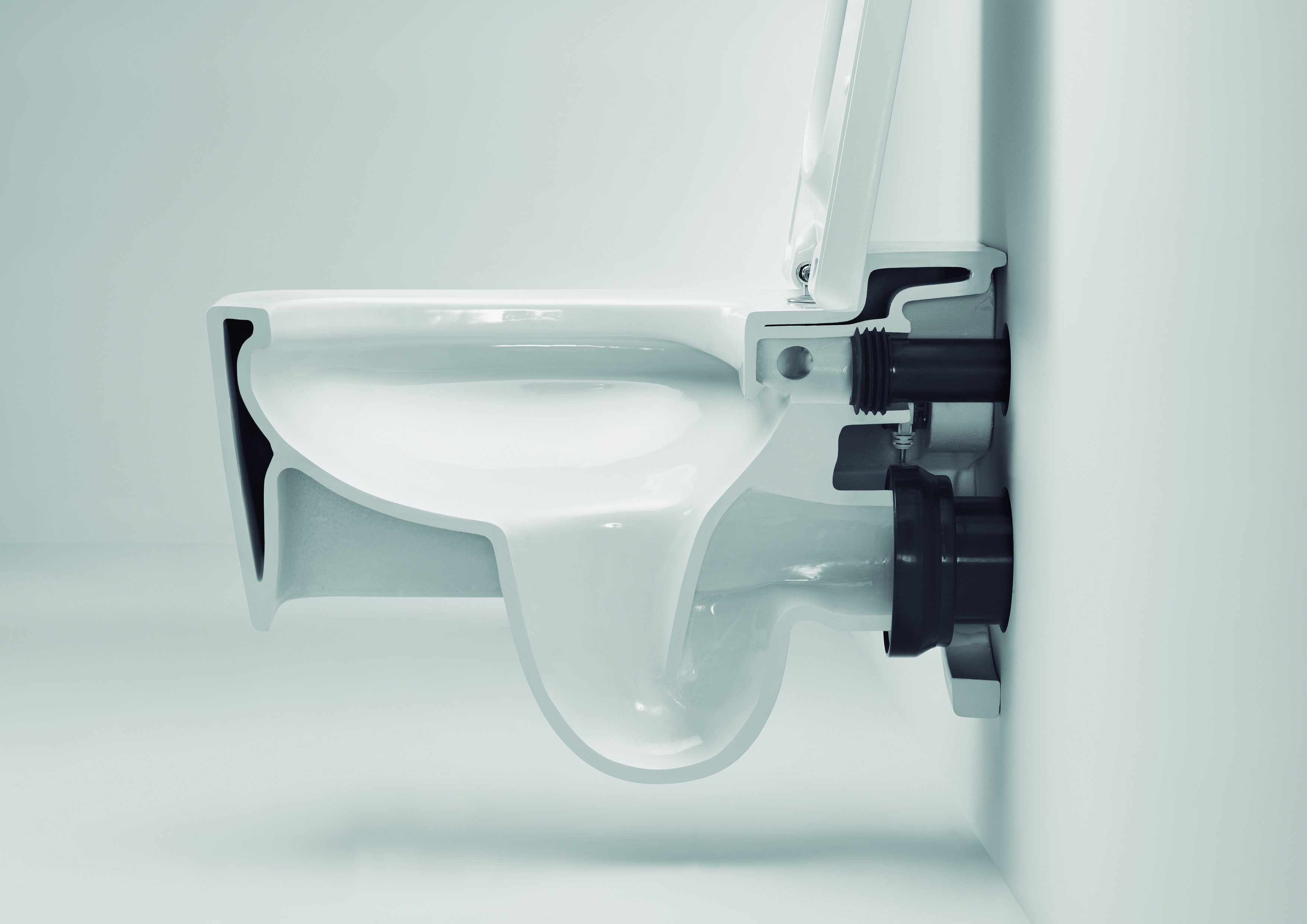 Zestaw Roca Gap Square miska WC wisząca z deską wolnoopadającą biały (A34647L000, A801472003) - Wysyłka w 24h