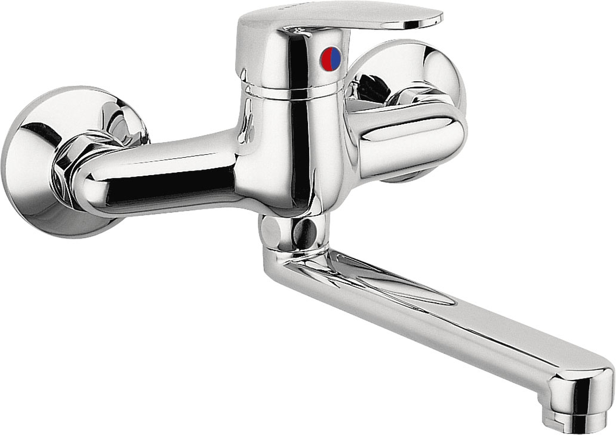 Ferro Smile bateria umywalkowa ścienna chrom BSM3 - Wysyłka w 24h