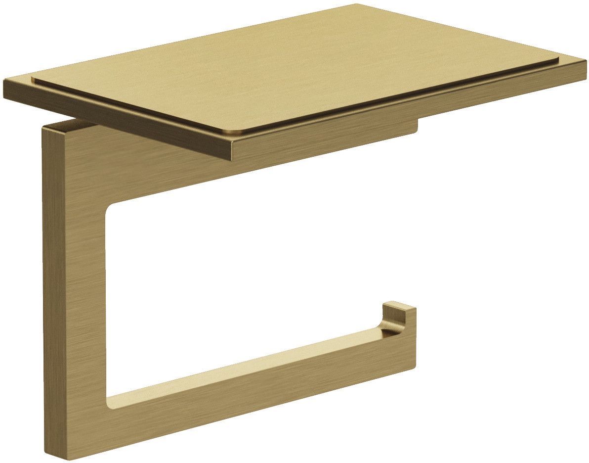 Kludi Vela C uchwyt na papier toaletowy złoty szczotkowany 31971N0