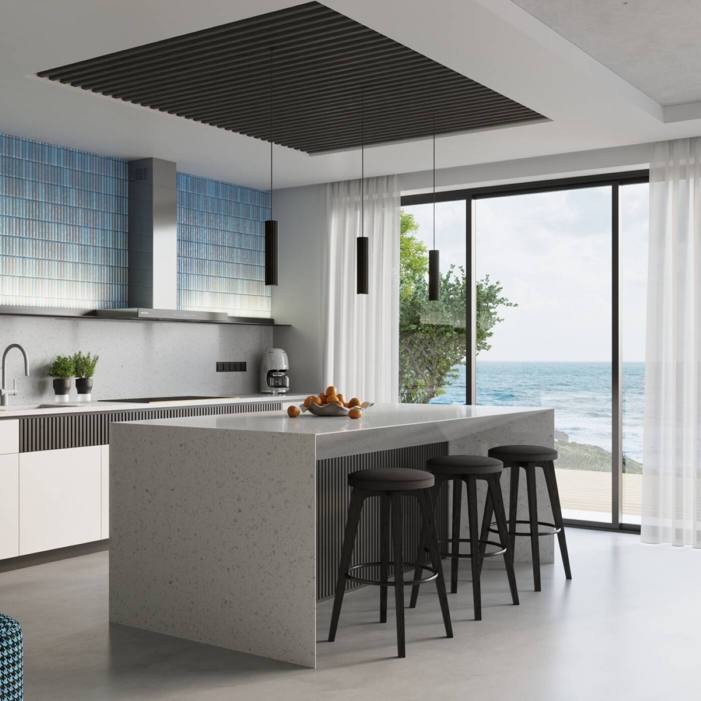 Sollux Lighting Karbon lampa wisząca 3x10 W czarna SL.1575