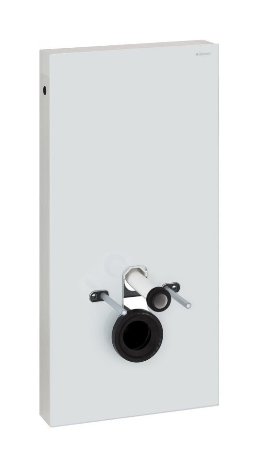Geberit Monolith moduł sanitarny do WC wiszącego szkło białe/aluminium 131.021.SI.5