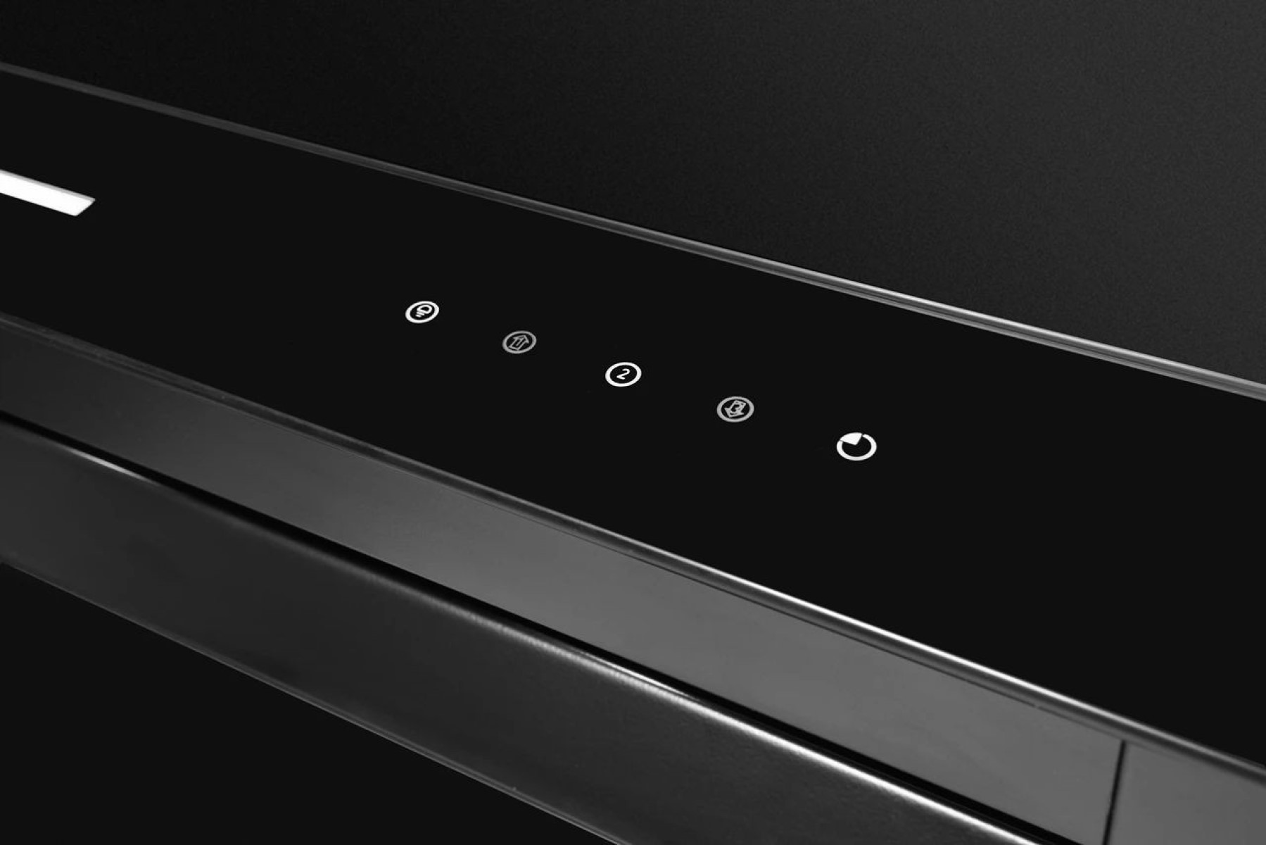 Ciarko Design Moondraft okap kuchenny 60 cm blatowy czarny CDB6001CC