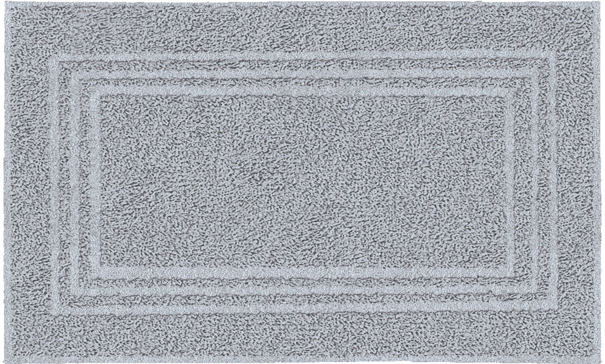 Kleine Wolke Lodge dywanik łazienkowy 80x50 cm bawełna szary 3009977207