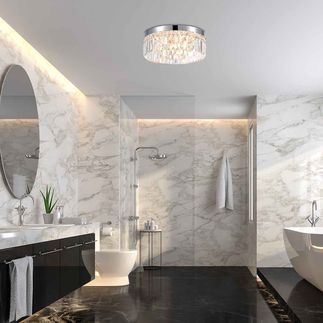 Rabalux Sybil plafon 6x28 W chrom-przezroczysty 75036