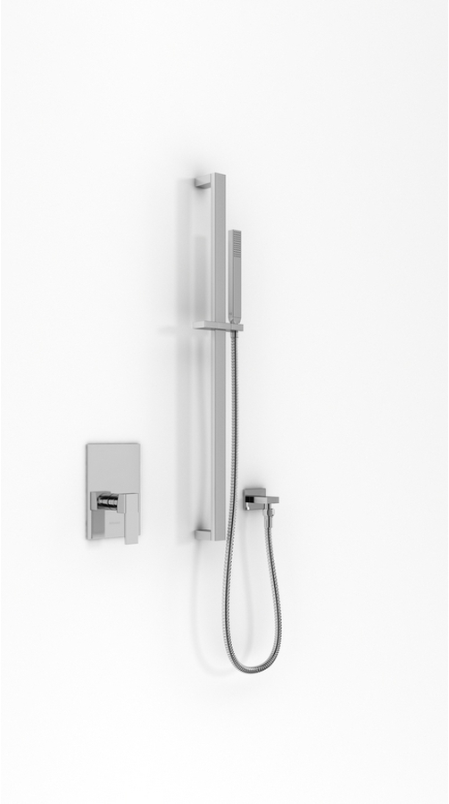 Kohlman Excelent zestaw prysznicowy podtynkowy z drążkiem chrom QW220HSP2