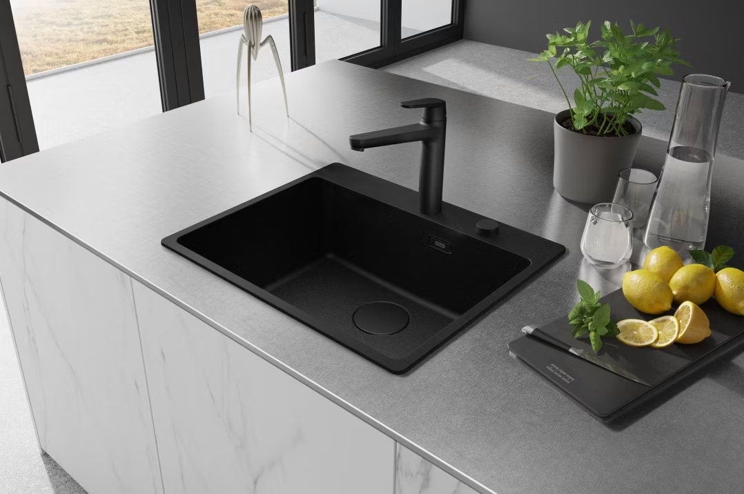 Franke Maris MRG 610-54 FTL zlewozmywak 59x50 cm Fragranite czarny mat 114.0693.579