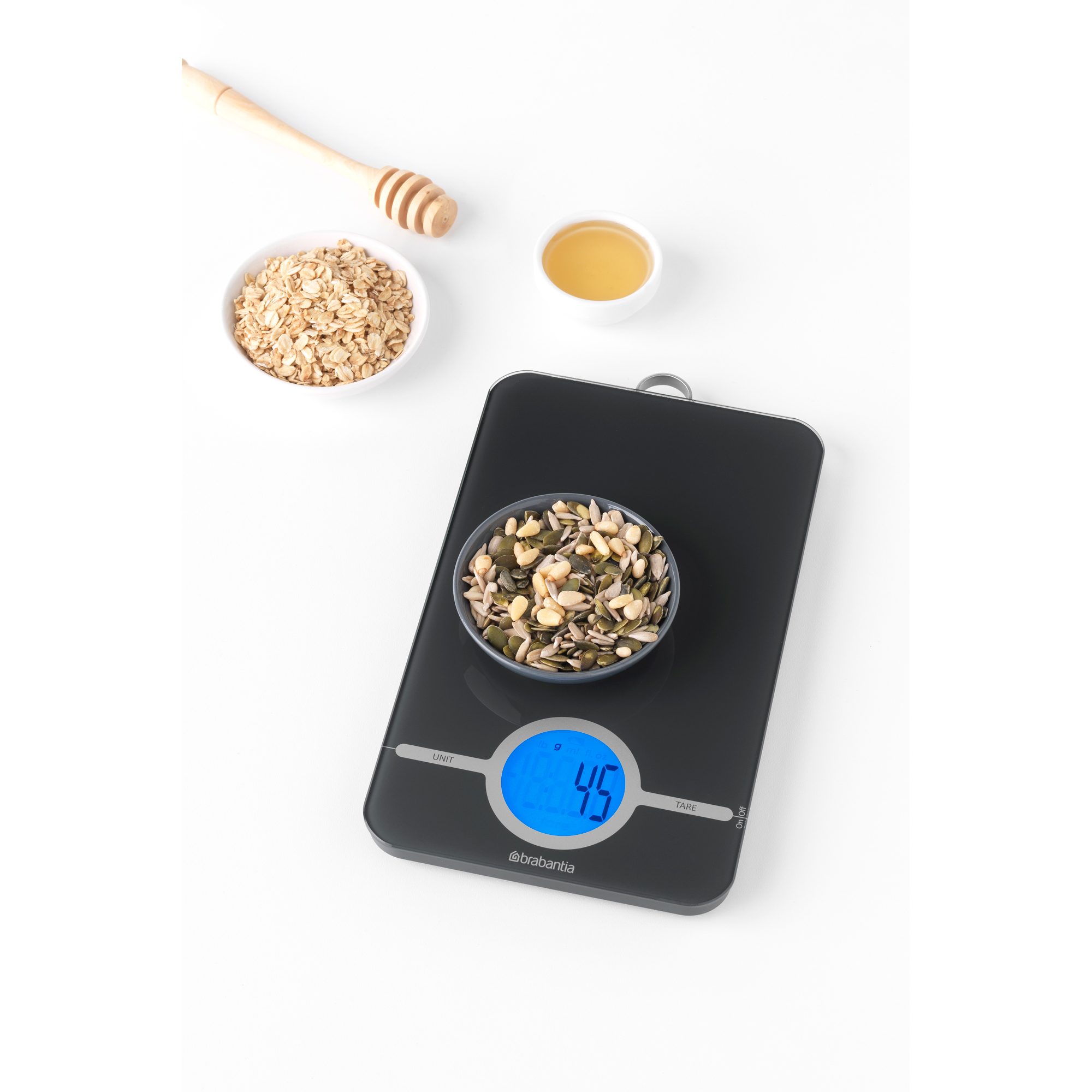 Brabantia Tasty+ waga kuchenna cyfrowa dark grey 122644