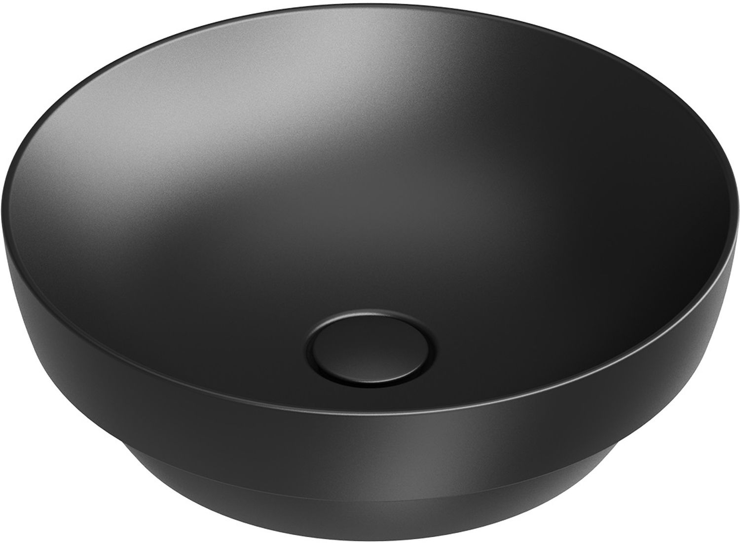 Catalano Sfera umywalka 40x40 cm okrągła wpuszczana czarna 0524400022