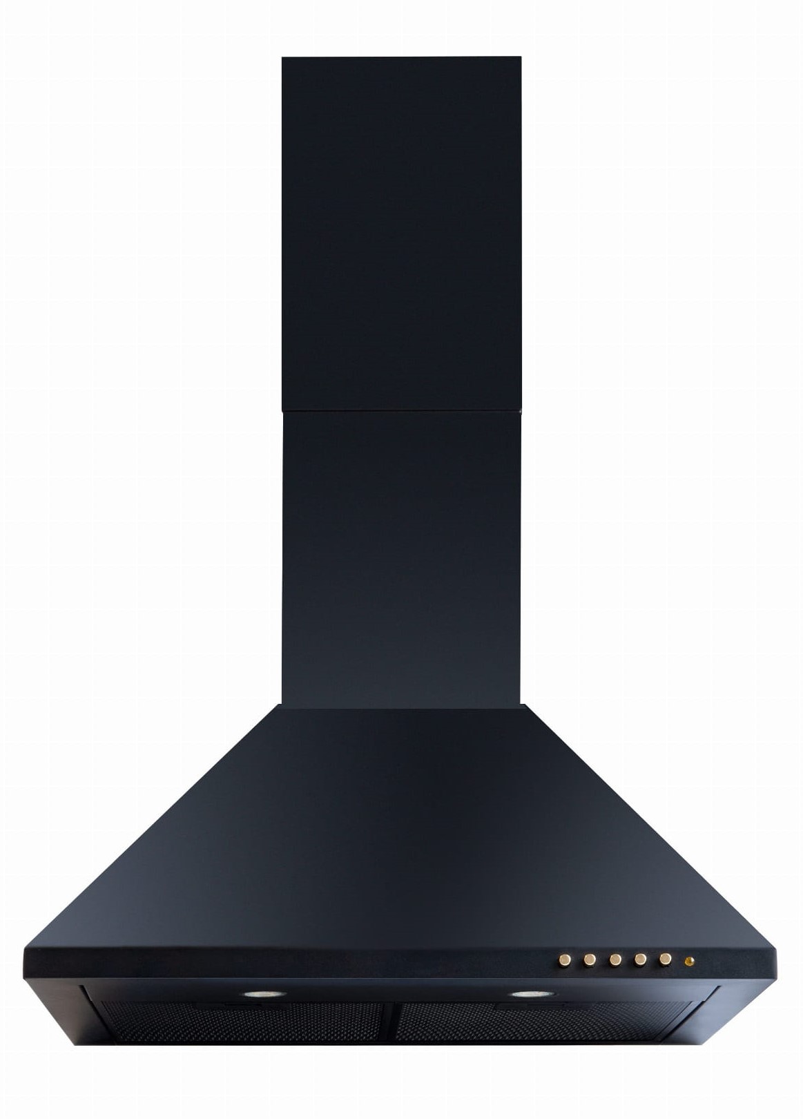 Berg Piramid okap kuchenny 60 cm ścienny czarny-złoty PIROPTRMBG6001