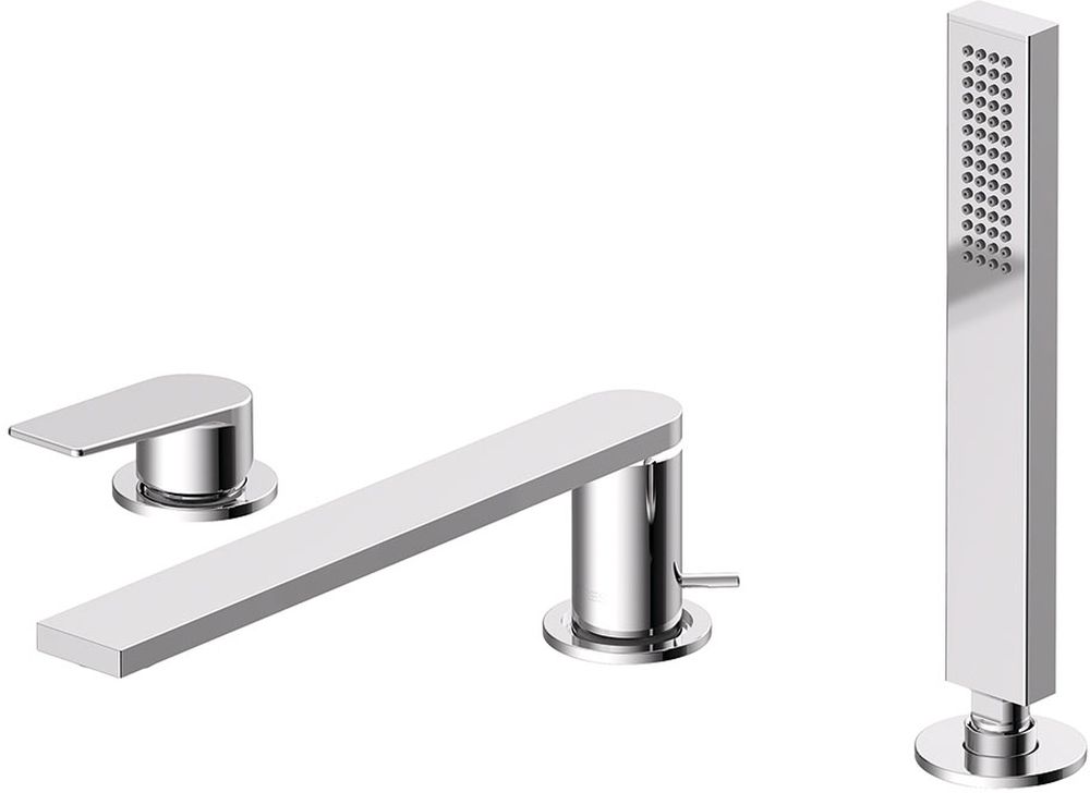 Tres Project bateria wannowo-prysznicowa 3-otworowa chrom 211.161.03