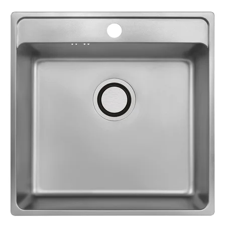 Laveo Besos zlewozmywak stalowy 49x48 cm stal SLB_210T