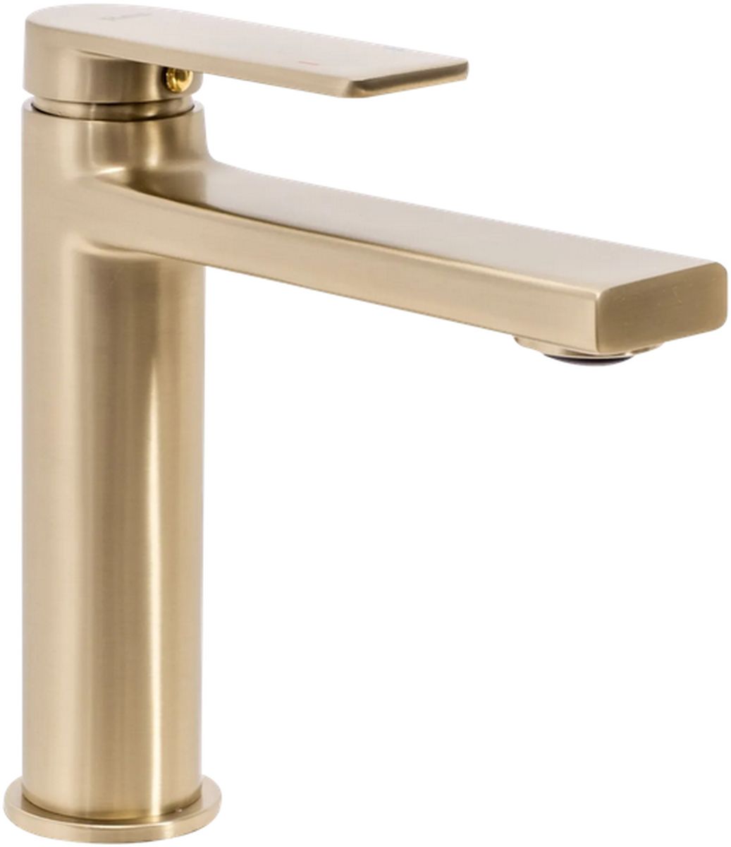 Rea Verso bateria umywalkowa stojąca złota REA-B6555