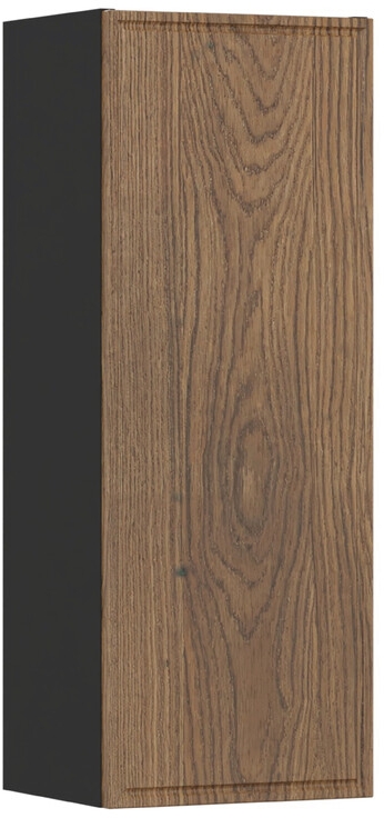 Comad Talia Casella szafka 30x18x80 cm boczna wisząca czarna-dąb TALIA CASELLA 81-30-1D