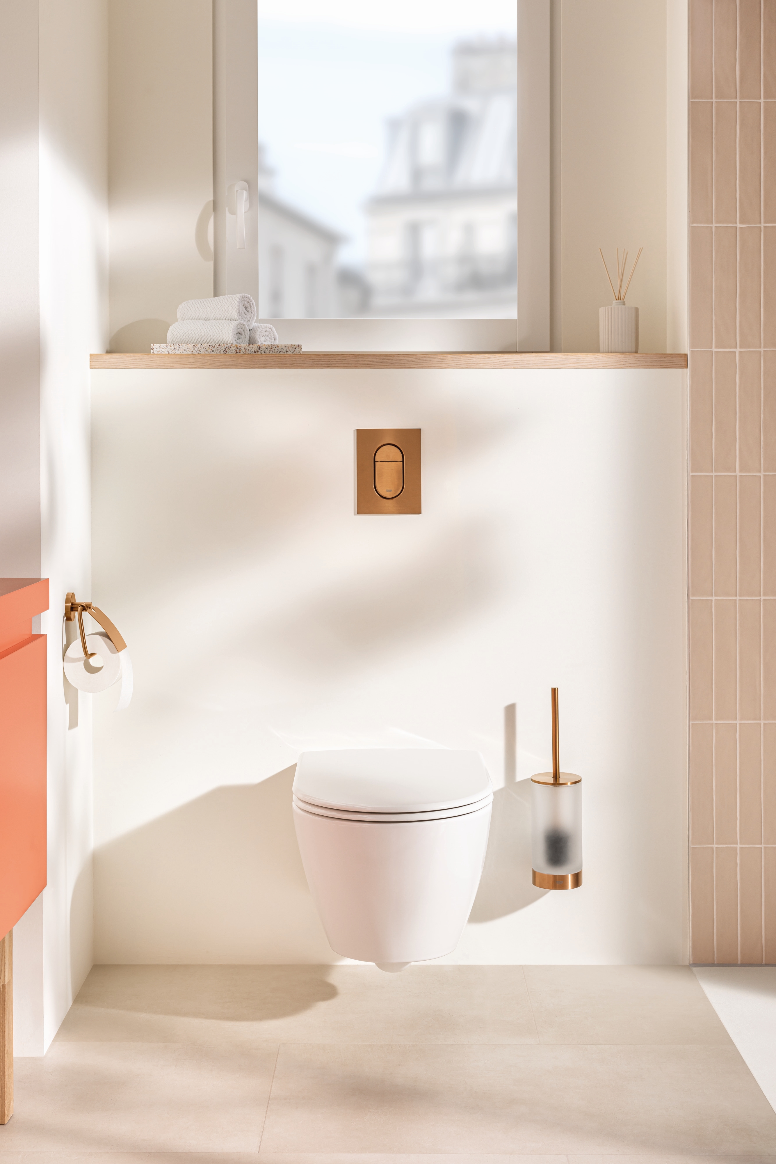 Grohe Arena Cosmopolitan S przycisk spłukujący do WC Brushed Warm Sunset 37624DL0