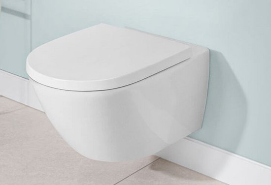 Villeroy & Boch Subway 3.0 miska WC wisząca bez kołnierza AntiBac CeremicPlus Weiss Alpin 4670T0T2 - Wysyłka w 24h