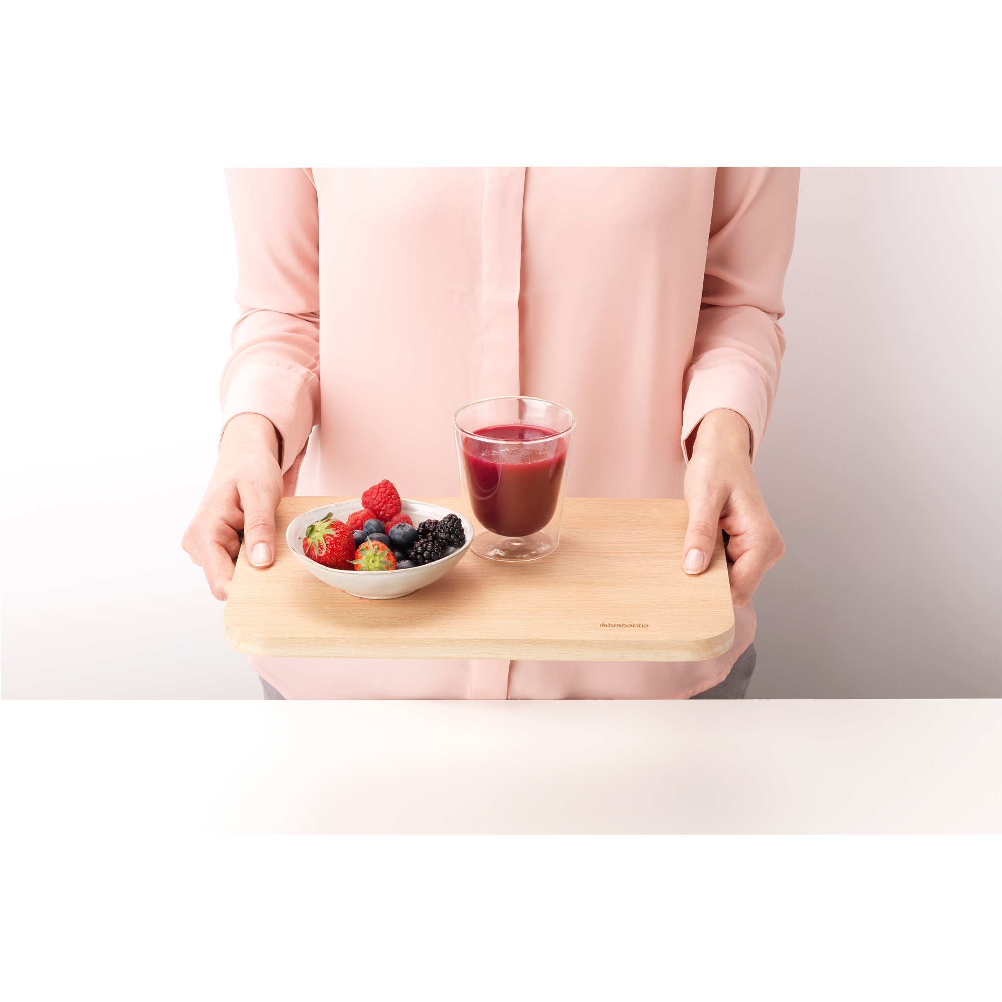 Brabantia Profile deska kuchenna 32x23 cm drewniana 260766