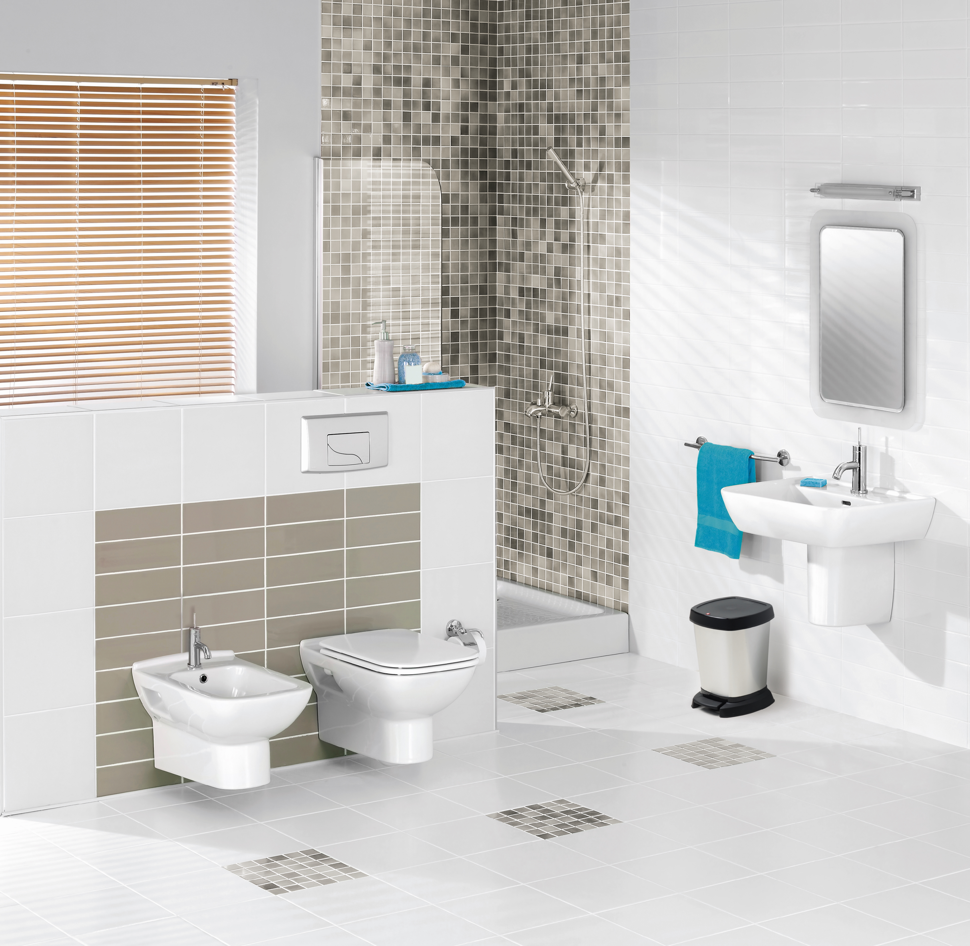 Rotho Paso IML kosz na śmieci 6 l z pedałem srebrny metalizowany 1116510264 - Wysyłka w 24h