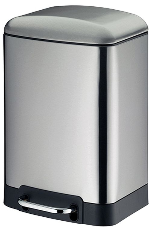 Kela Davino kosz na śmieci 6 l srebrny mat 22998