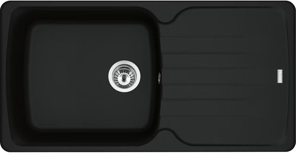 Franke Antea AZG 611-97 XL zlewozmywak 97x50 cm Fragranite czarny mat 114.0676.241