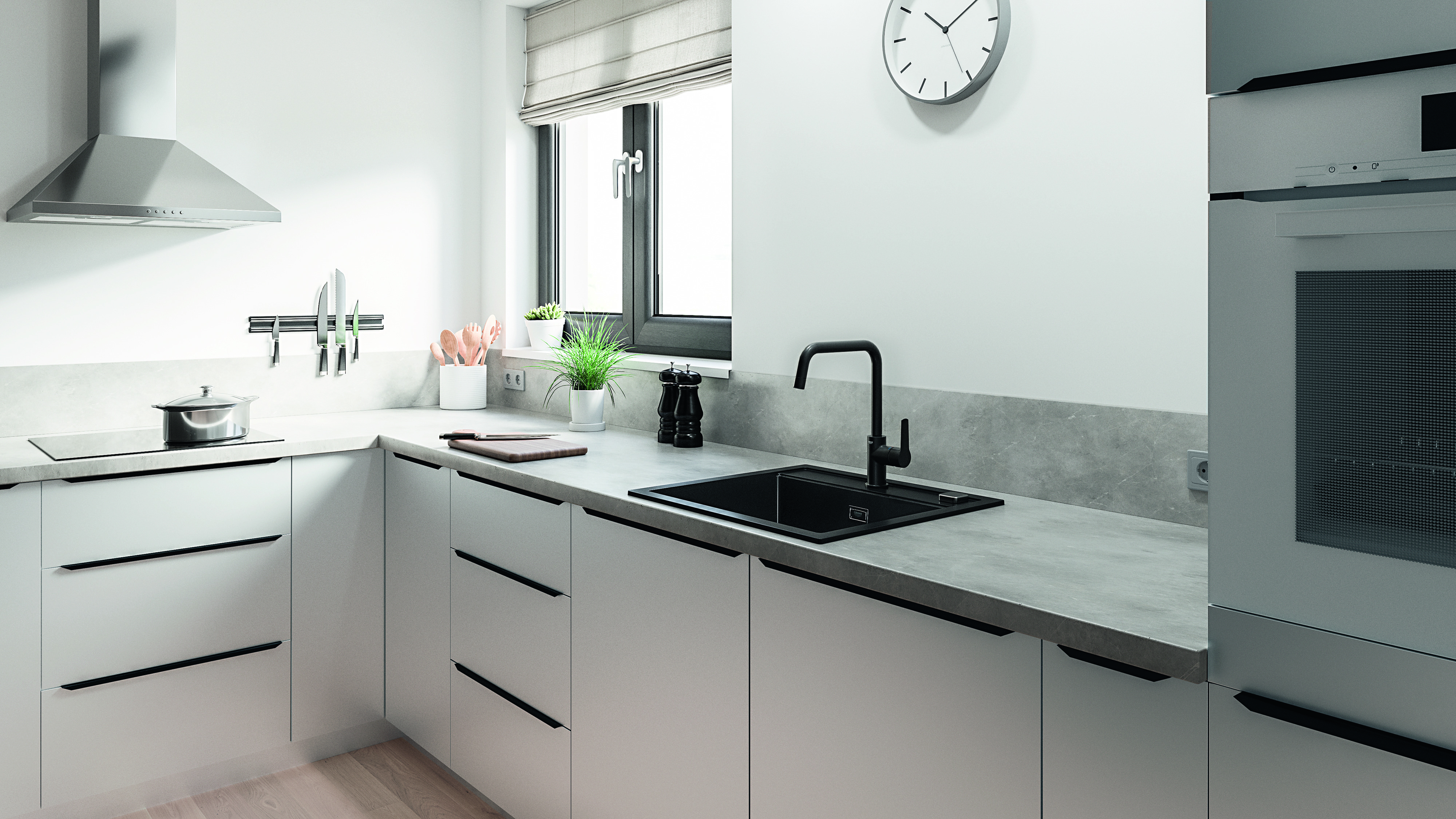 Grohe Start bateria kuchenna stojąca QuickFix czarny mat 304702430 - Wysyłka w 24h