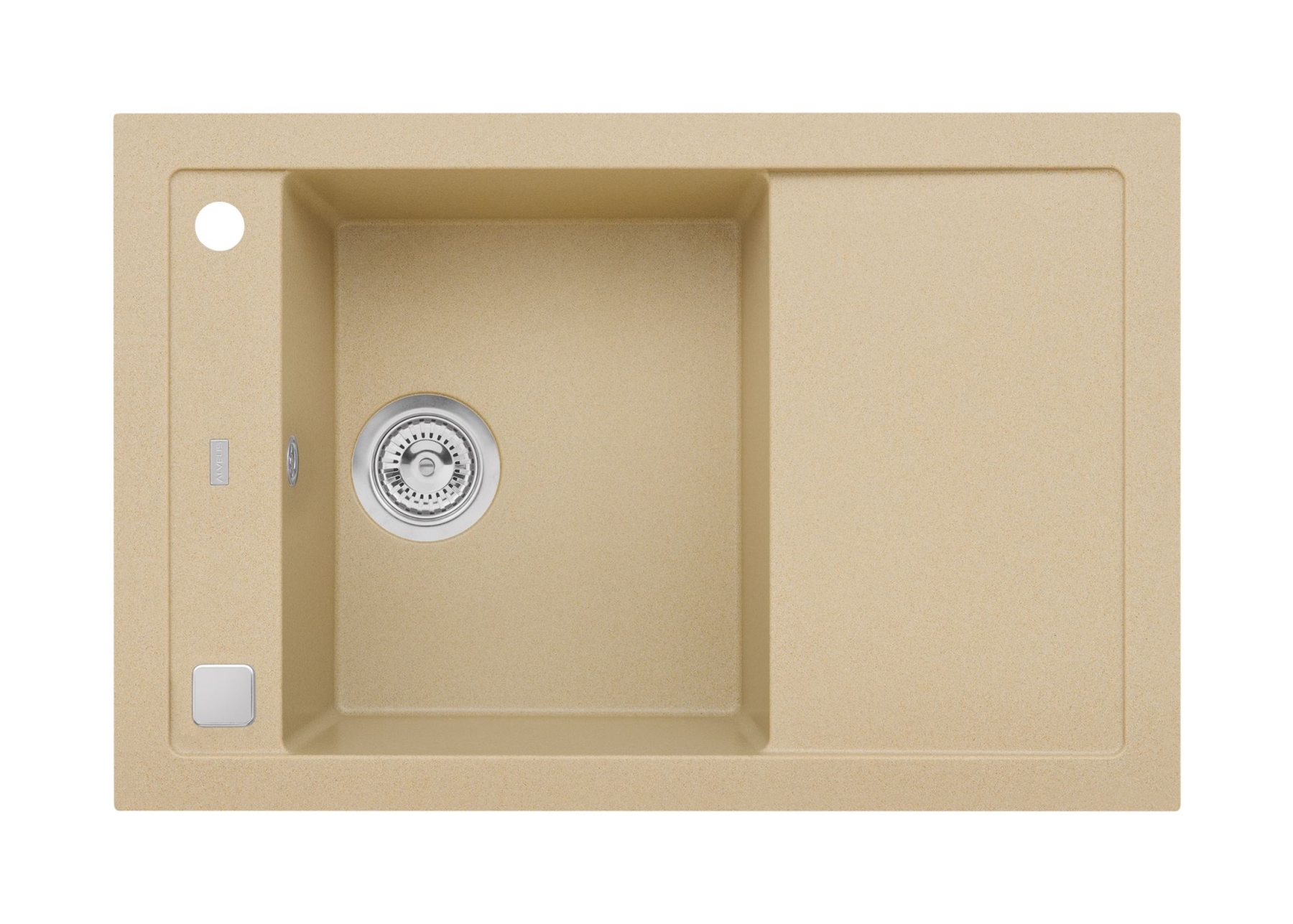 Alveus Formic zlewozmywak granitowy 76x50 cm beżowy 4403055