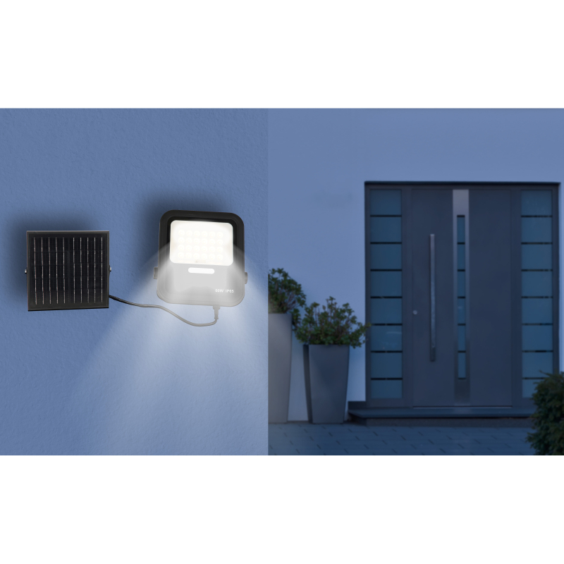 Globo Lighting Solar lampa solarna stojąca 1x6,5 W czarny 36487K