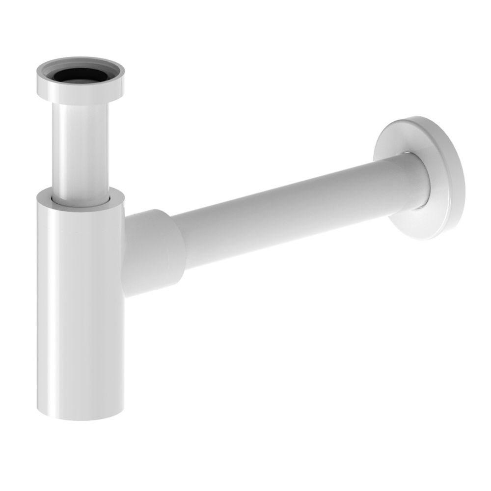 Uptrend Gelida syfon do umywalki butelkowy biały 400110325