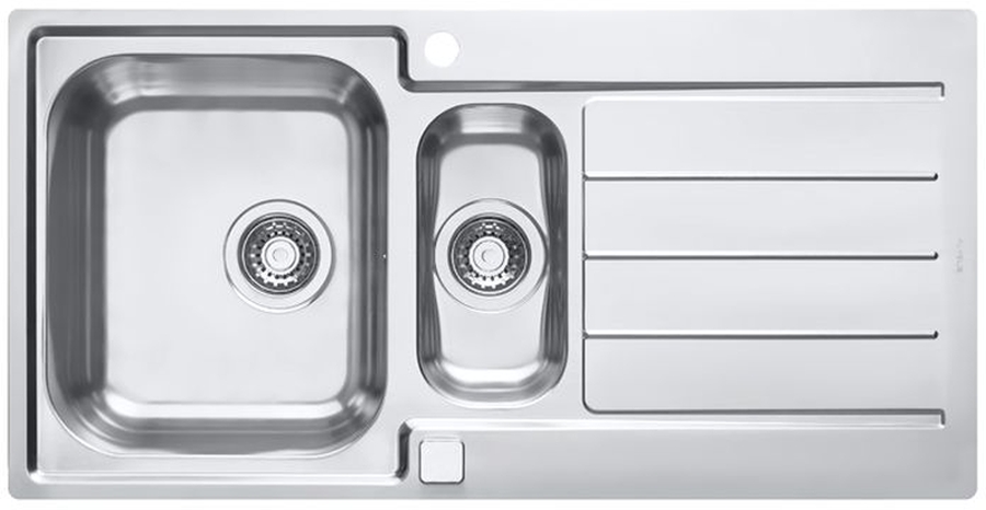 Alveus Line Maxim 10 zlewozmywak stalowy 99x51 cm satyna 1085952