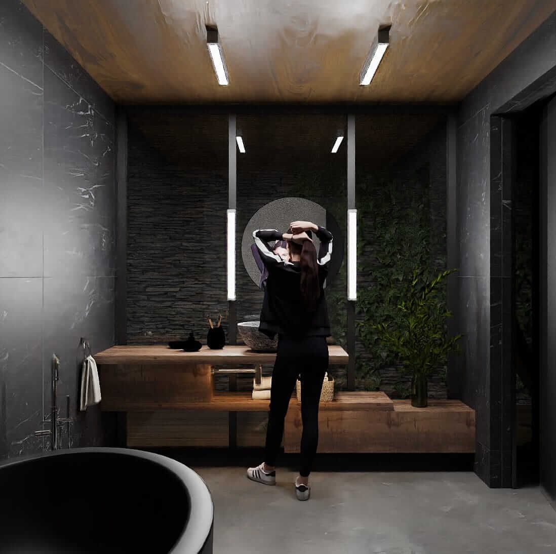 Light Prestige Ibros lampa podsufitowa 1x18W LED czarna LP-7001/1CBK-6318CCT