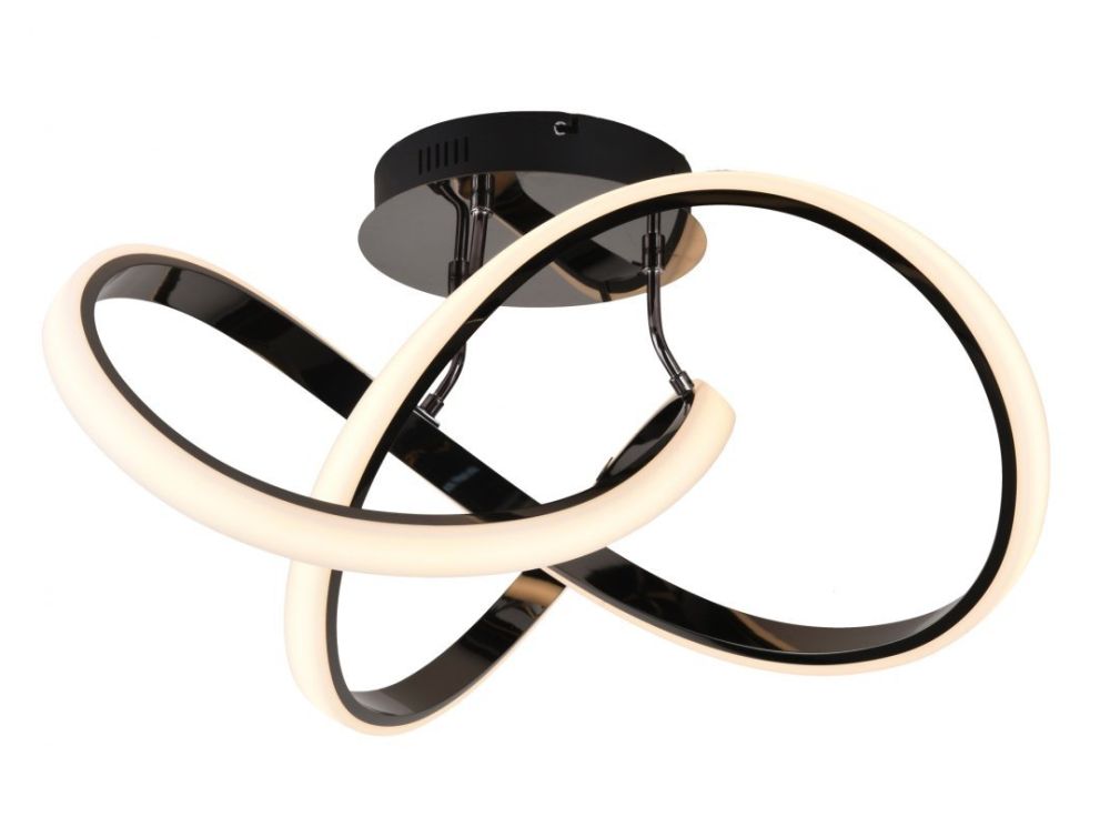 Zuma Line Indigo lampa podsufitowa 1x44W LED czarny/srebrny MX9717-1-3BCD