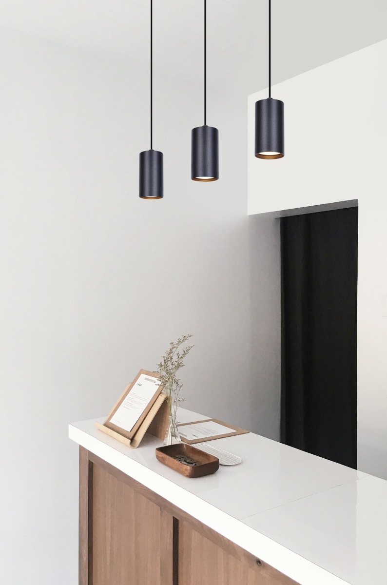 Kaja Puerto lampa wisząca 1x10W LED czarna K-4895 - Wysyłka w 24h