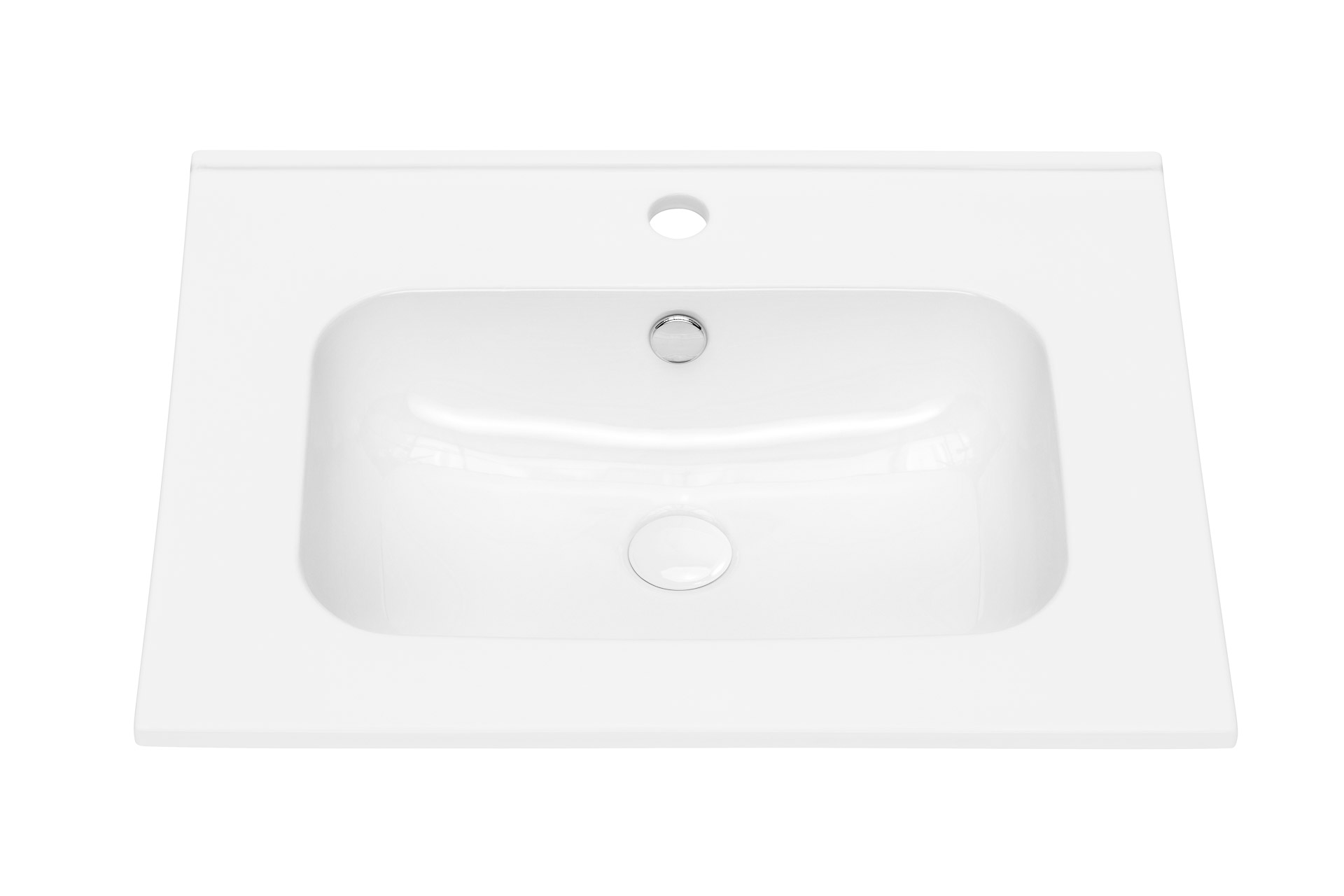 Uptrend Venta umywalka 61x46 cm prostokątna meblowa-wpuszczana biała UP410-600