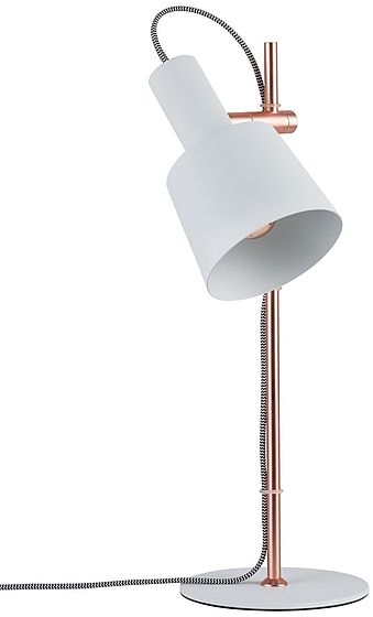 Paulmann Neordic Haldar lampa biurkowa 1x20W biały/miedziany mat 79658