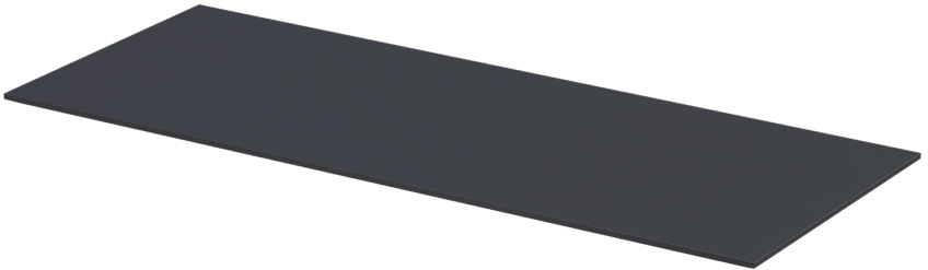 Oristo Uni blat 120 cm naszafkowy czarny mat OR00-BU-120-8