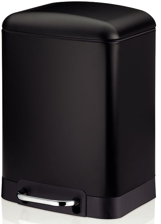 Kela Davino kosz na śmieci 6 l czarny mat 22975