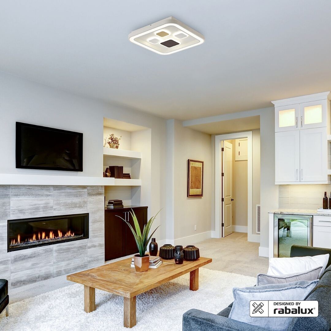 Rabalux Hollis lampa podsufitowa 1x40W LED biały 6475