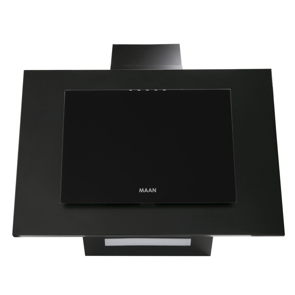 Maan Vertical okap kuchenny 89,6 cm kominowy czarny OVER90LEPC.S3.MC.KSB_EO