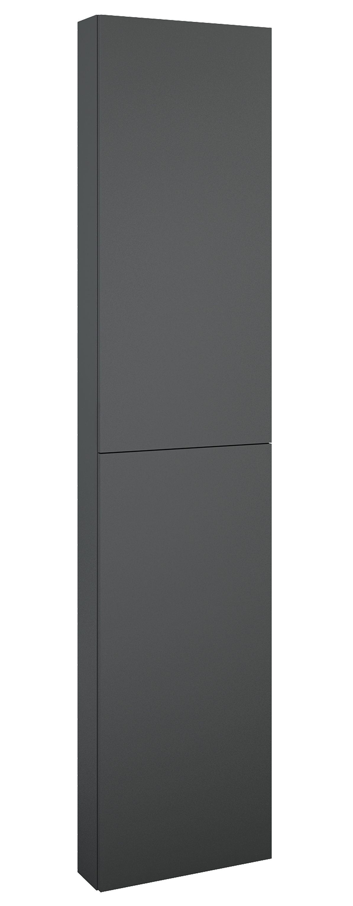 Roca Extra szafka 40x12,6x180 cm boczna wisząca antracyt mat A857911531