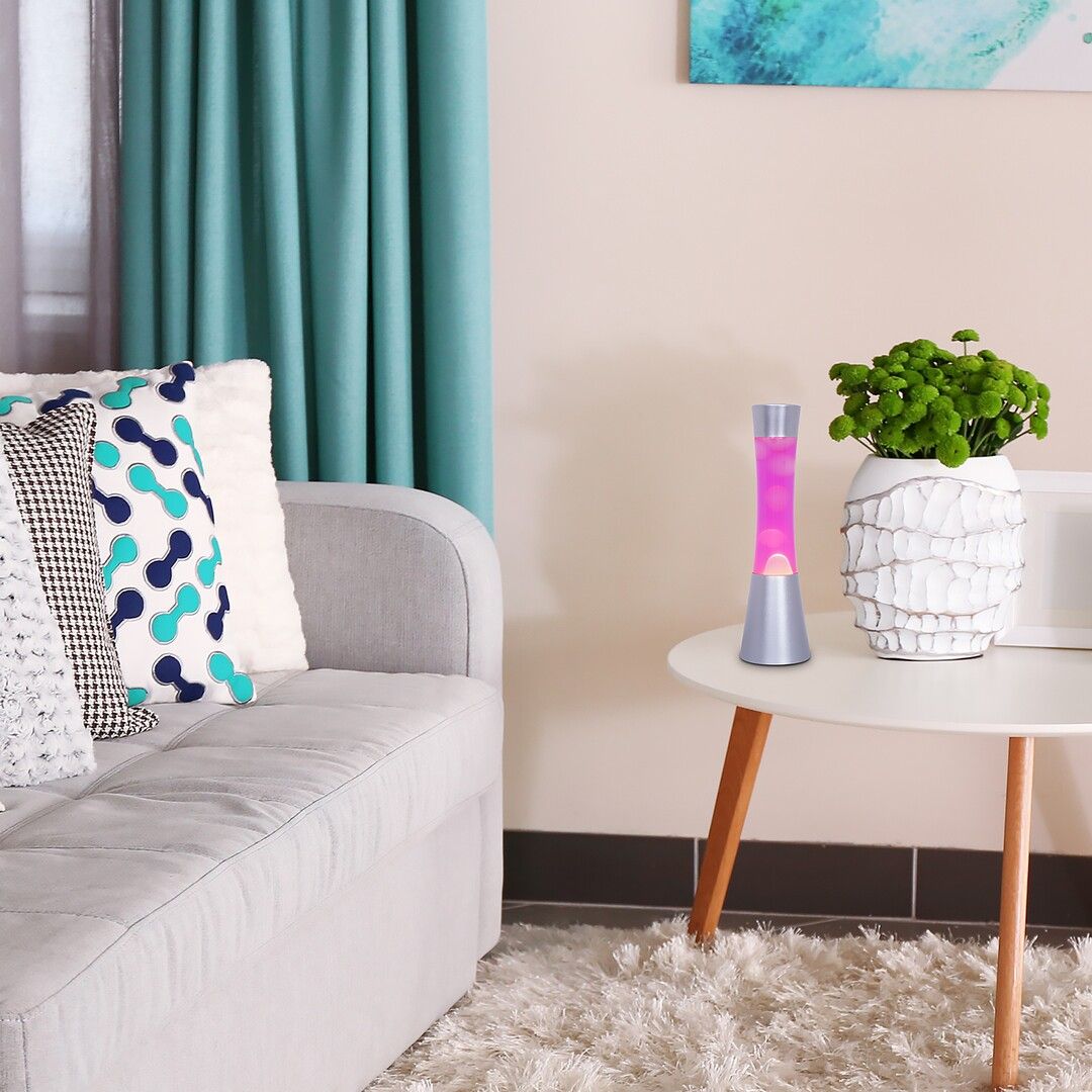 Rabalux Minka lampa stołowa 1x20W srebrna/różowa 7030 - Wysyłka w 24h