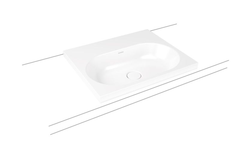 Kaldewei Centro umywalka 60x50 cm nablatowa prostokątna model 3055 biała 902806013001