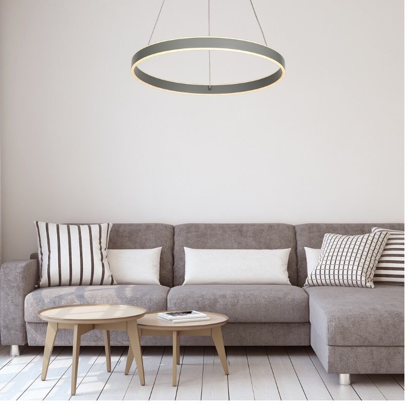 Rabalux Othello lampa wisząca 1x36 W szary/popielaty 6299