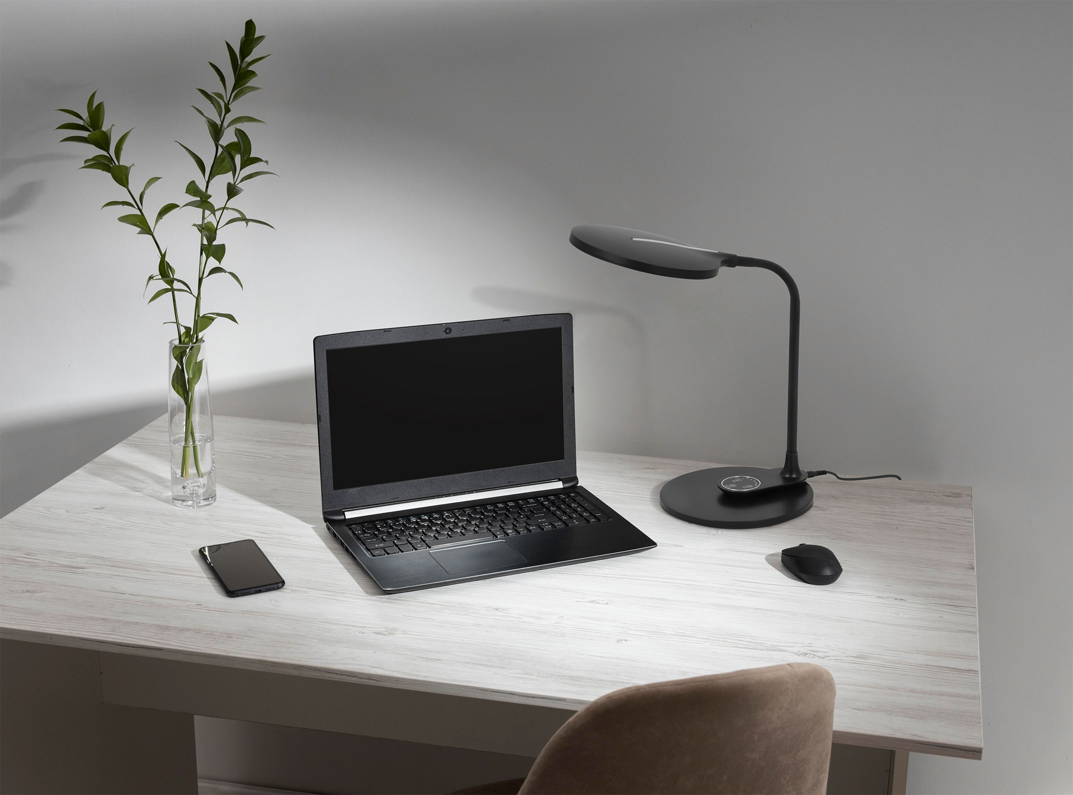 Kaja Gaja lampa biurkowa 1x9 W czarna K-BL1153CZARNY