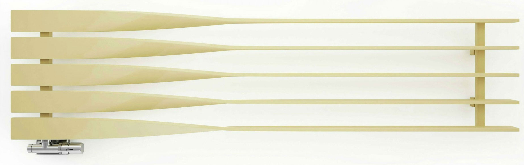 Terma Cyklon H grzejnik łazienkowy 41x100 cm biały WGCYH041100K916O8