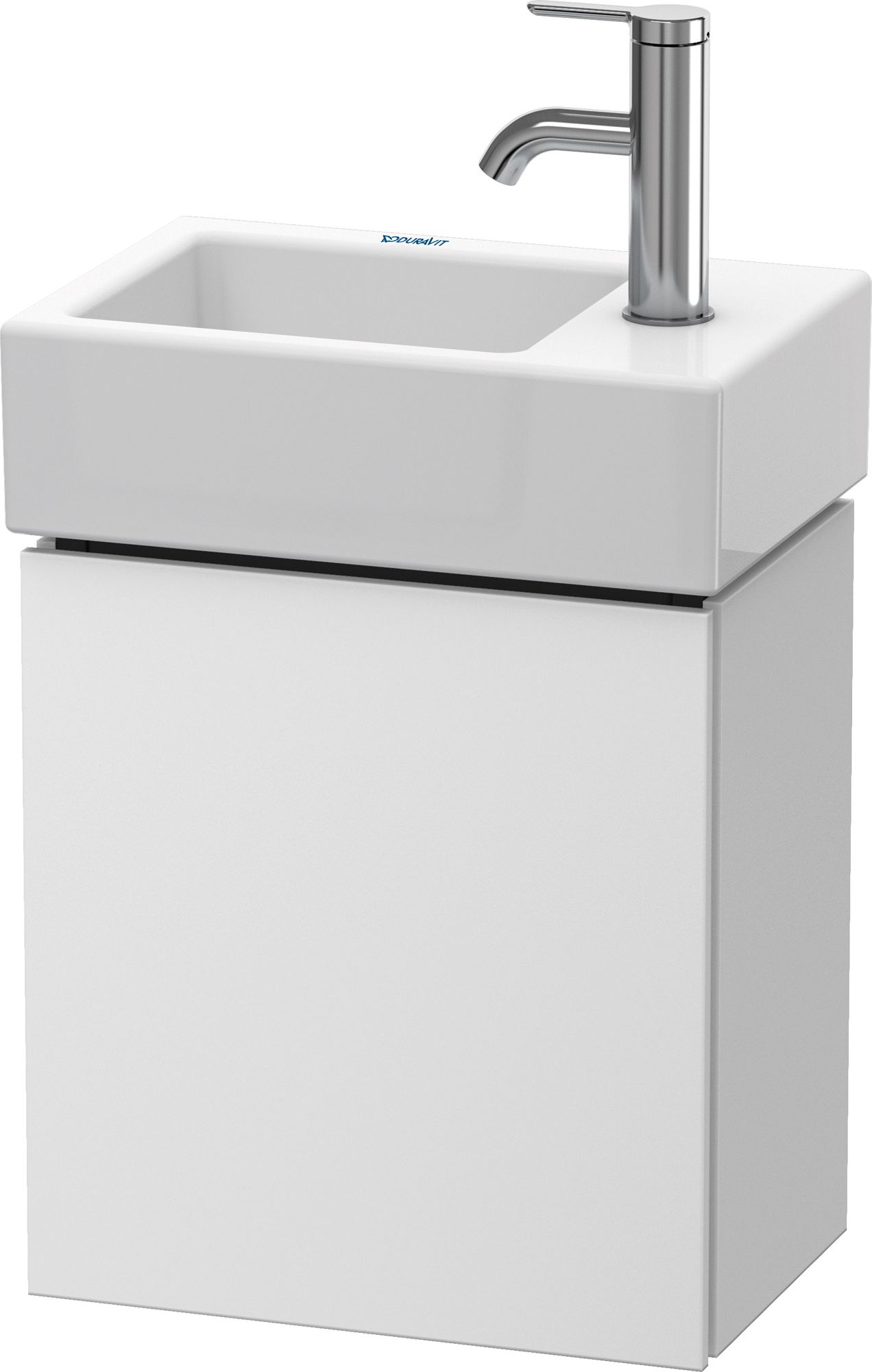 Duravit L-Cube szafka 36,4 cm podumywalkowa wisząca lewa biały mat LC6293L1818